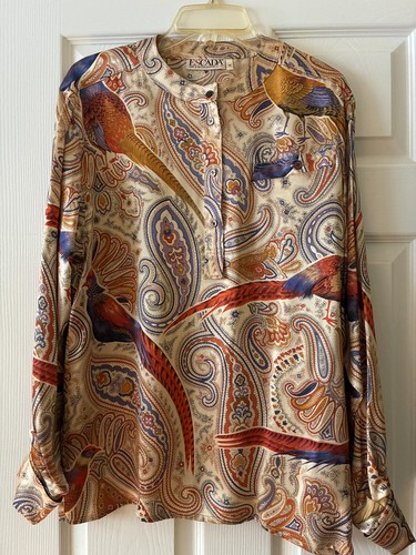 Escada vintage silk blouse - escada,