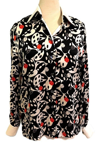 Escada blouse 100 silk - blouse, 100%